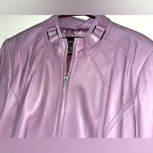 TWO women’s leather jackets, size XL